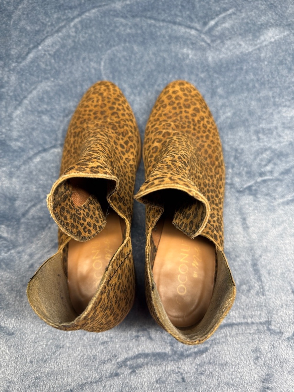 Coconuts by Matisse Leopard-Print Ankle Booties in Brown and Black